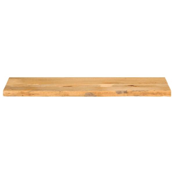 Tischplatte mit Baumkante 100x20x2,5 cm Massivholz Mango