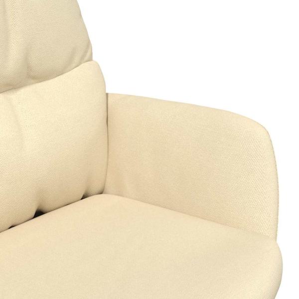Relaxsessel Creme Stoff