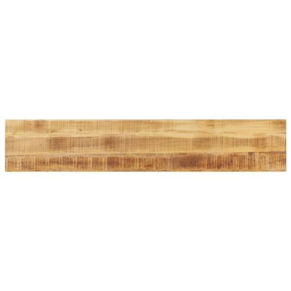 ARDEBO.de - Tischplatte 160x40x2,5 cm Rechteckig Raues Massivholz Mango
