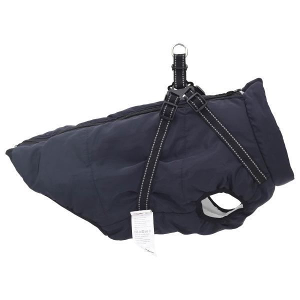 Hundemantel Marineblau L68 Fleece und Polyester