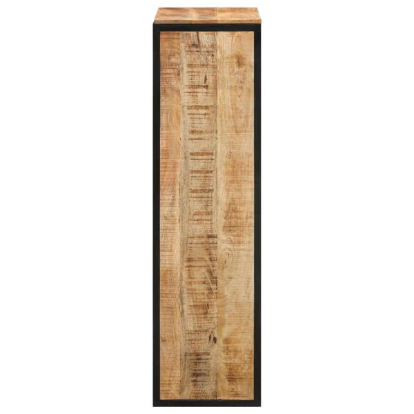 Schuhschrank 50 x 30 x 110 cm Massivholz Mango Braun