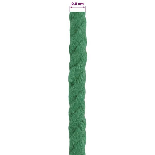 Baumwollseil 8 mm 250 m Grün 100% Baumwolle