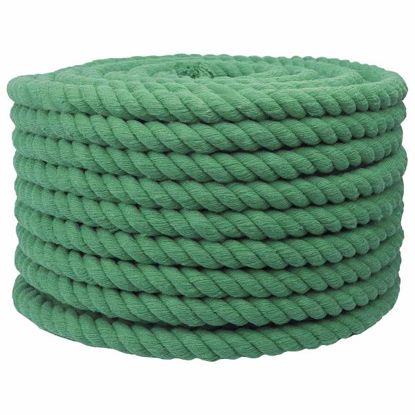 ARDEBO.de - Baumwollseil 16 mm 100 m Grün 100% Baumwolle