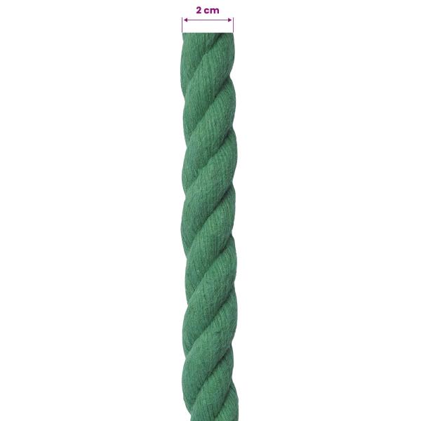 Baumwollseil 20 mm 50 m Grün 100% Baumwolle
