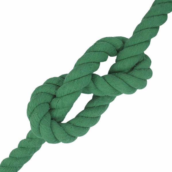 Baumwollseil 36 mm 10 m Grün 100% Baumwolle