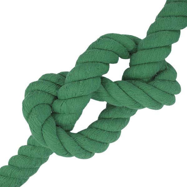 Baumwollseil 60 mm 5 m Grün 100% Baumwolle