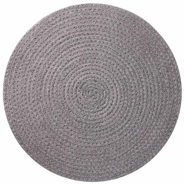 Jute-Untersetzer 12 Stk. Grau 100% Tossa-Jute