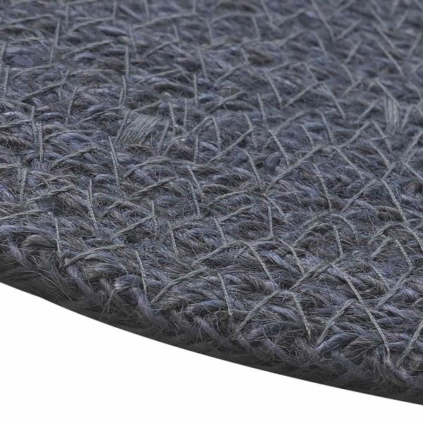 Jute-Untersetzer 12 Stk. Dunkelgrau 100% Tossa-Jute