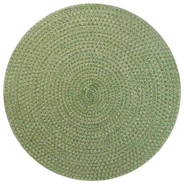 Jute-Untersetzer 4 Stk. Olivgrün 100% Tossa-Jute