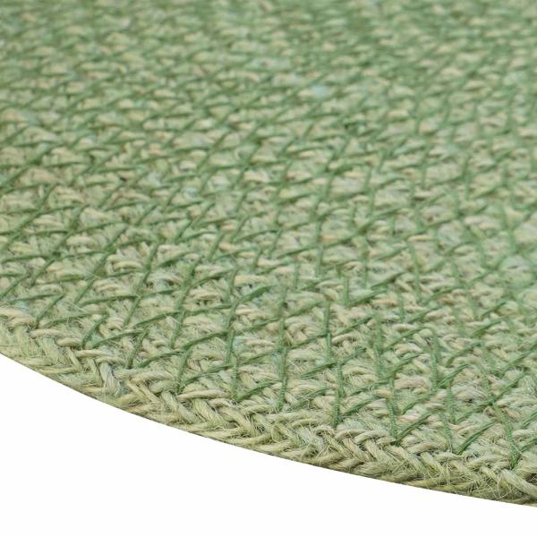 Jute-Untersetzer 4 Stk. Olivgrün 100% Tossa-Jute