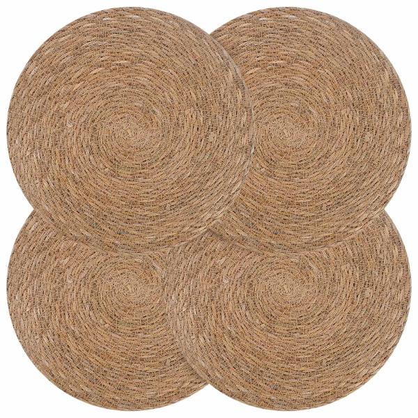 ARDEBO.de - Seegraskissen 4 stk. Natur 100% Seegras
