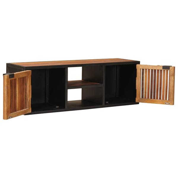 Handgemachter TV-Schrank 105 x 30 x 35 cm Massivholz Mango