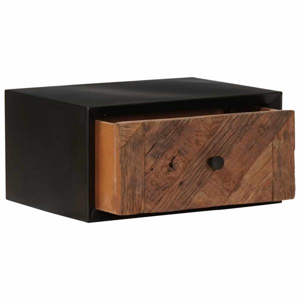 Handgefertigter Nachttisch Natur 40 x 30 x 20 cm