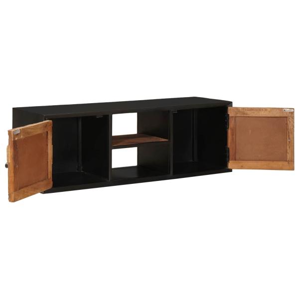TV-Schränk 105 x 30 x 35 cm Massiv Holz und engineered Wood