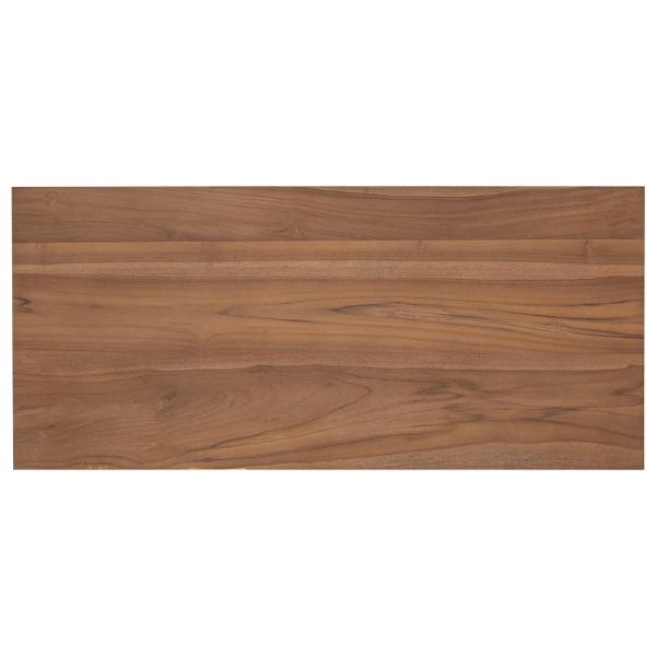 Schreibtisch Natur Massivholz Teak 100 x 45 x 75cm