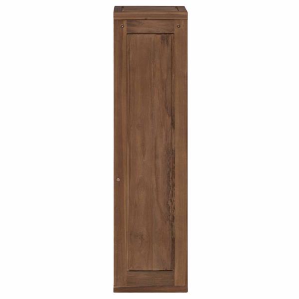 Badezimmer Seitenregal Natur 25 x 25 x 100 cm Massivholz Teak