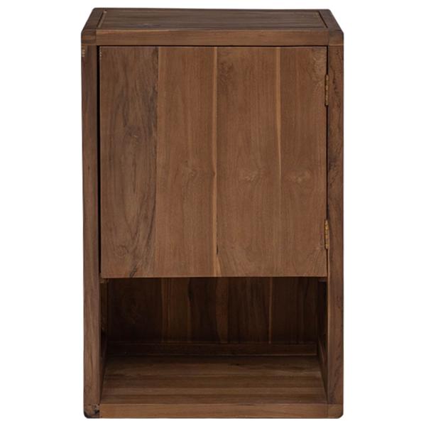 Badezimmer Seitenregal Natur 45 x 30 x 70 cm Massivholz Teak