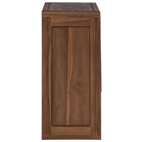 Badezimmer Seitenregal Natur 45 x 30 x 70 cm Massivholz Teak