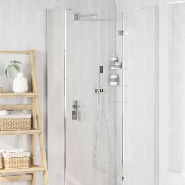 ARDEBO.de - Verborgenes Duschsystem (Quadrat) Silber Edelstahl 201