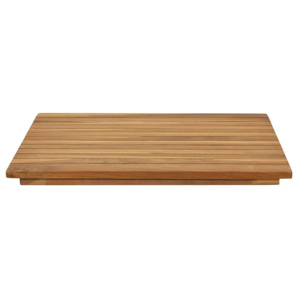 Tischplatte 50 x 50 x 3,5 cm Quadratisch Massives Teakholz