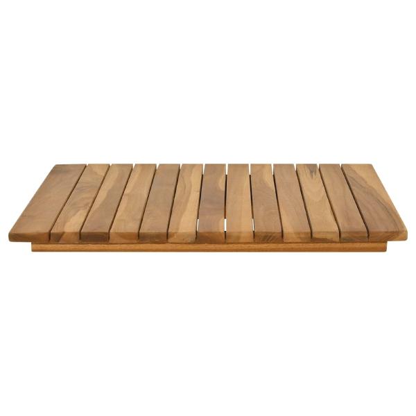 Tischplatte 50 x 50 x 3,5 cm Quadratisch Massives Teakholz