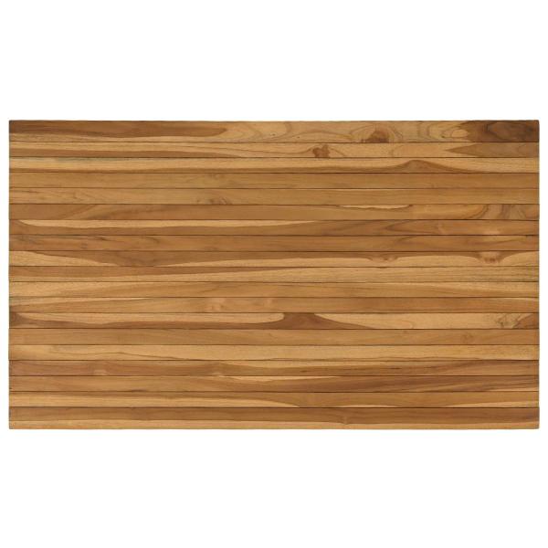 Tischplatte 120 x 70 x 3,5 cm Rechtwinklig Massives Teakholz