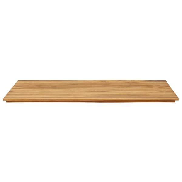 Tischplatte 120 x 70 x 3,5 cm Rechtwinklig Massives Teakholz