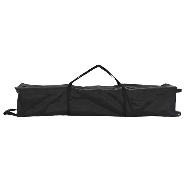 Gazebo mit 4 Seitenwänden 3,3 x 3,3 m Creme und Anthrazit