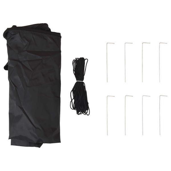 Gazebo mit 4 Seitenwänden 3,3 x 3,3 m Creme und Anthrazit