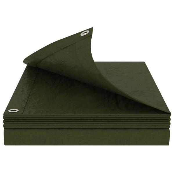 Plane mit Ösen Grün 2 x 3 m 260 gsm PE