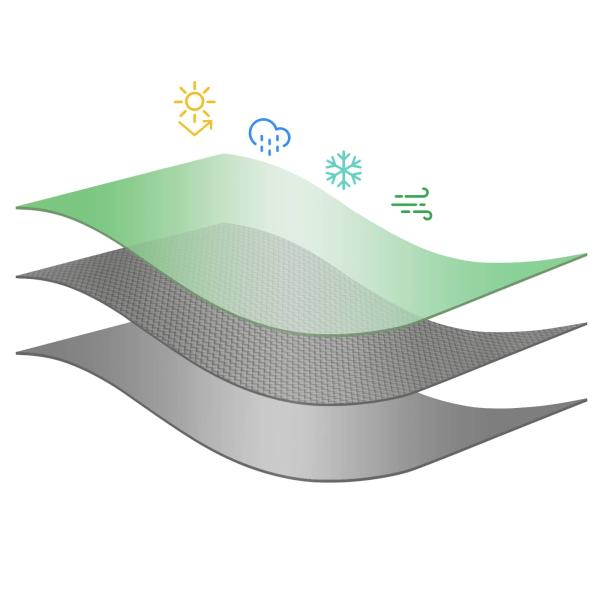 Plane mit Ösen Grün 4 x 8 m 260 gsm PE