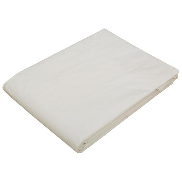 Plane mit Ösen Weiß 3 x 3 m 180 gsm PE