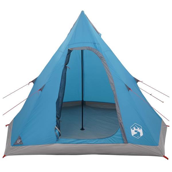 3 Personen Blau 185T Polyester mit PU-Beschichtung