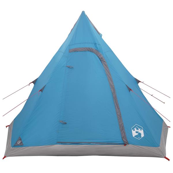 3 Personen Blau 185T Polyester mit PU-Beschichtung