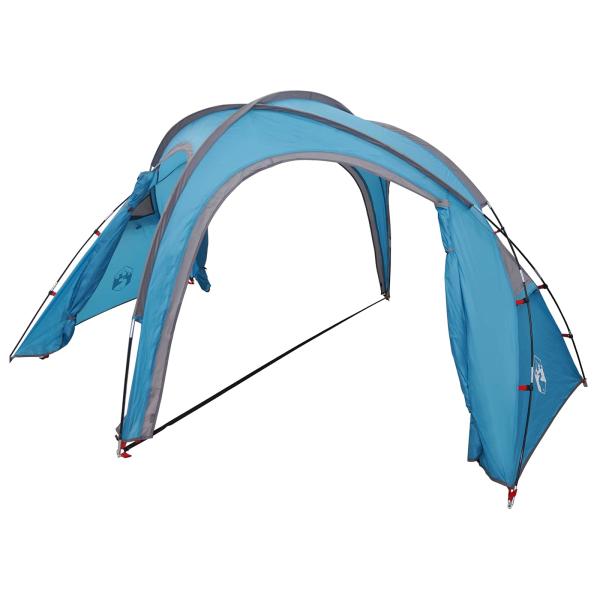 Trekkingzelt mit Regenplane wasserabweisend 3 Personen Blau