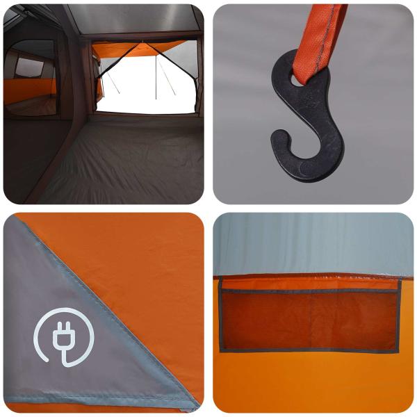 Familienzelt mit Regenfly wasserdicht 14 Personen