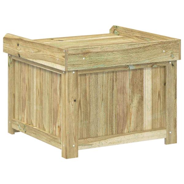 Garten-Kissenbox aus Imprägniertes Kiefernholz 58,5 x 60 x 47 cm