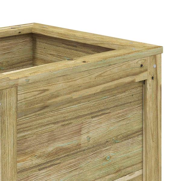 Gartenlagerbank mit Pflanzenkasten Imprägniertes Kiefernholz
