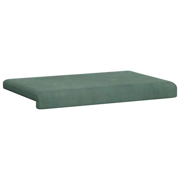 Bankkissen Samt Meergrün Tiefe 35 cm