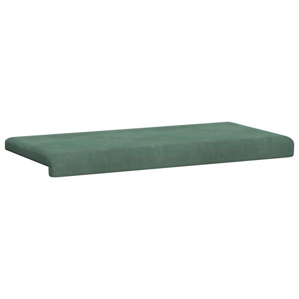 Bankkissen Samt Meergrün Tiefe 35 cm