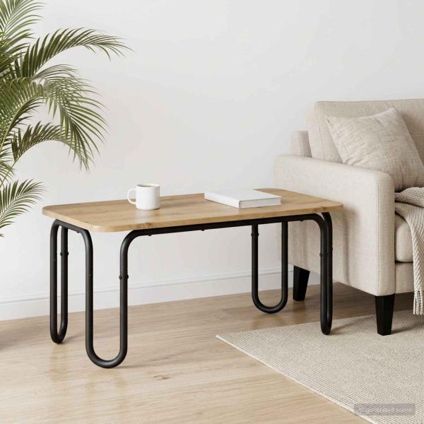 ARDEBO.de - Couchtisch Artisan-Eiche 79,5 x 40 x 36 cm Holzwerkstoff