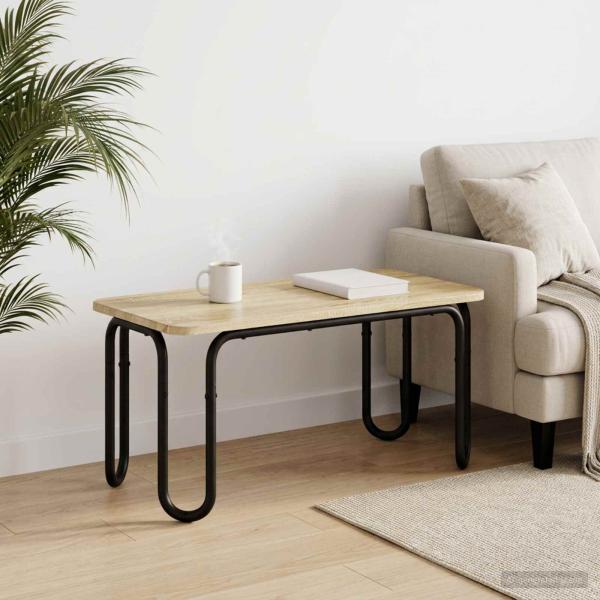 ARDEBO.de - Couchtisch Sonoma-Eiche 100 x 50 x 45 cm Holzwerkstoff