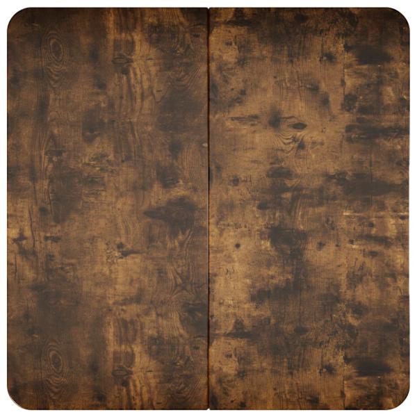 Couchtisch Geräucherte Eiche 79,5 x 79,5 x 45 cm Holzwerkstoff