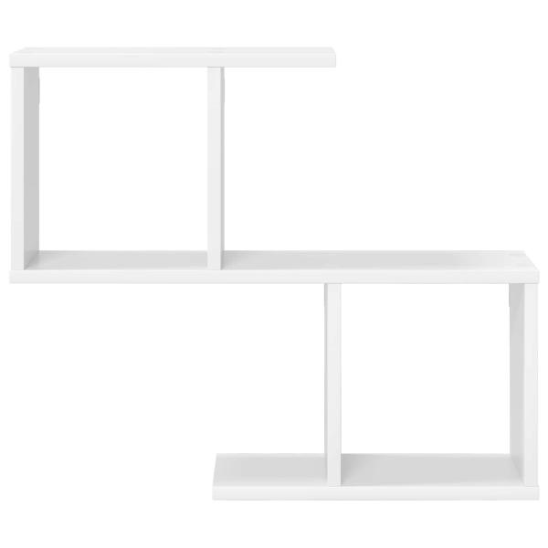 Wandregal Weiß 60 x 12 x 50,5 cm Holzwerkstoff