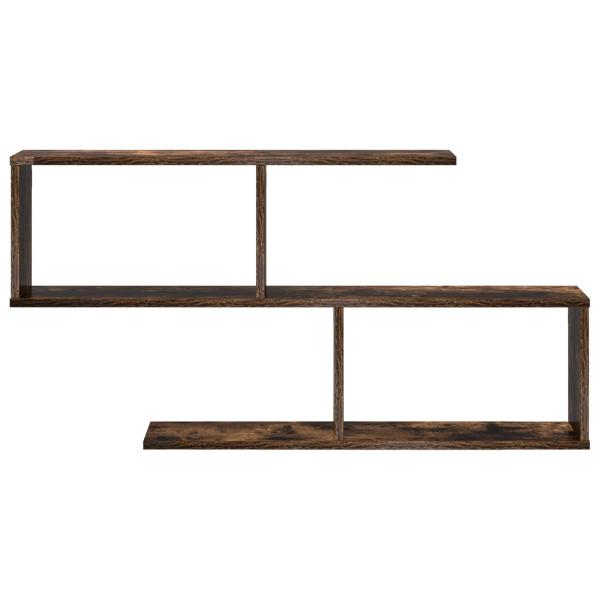 Wandregal Raucheiche 100 x 12 x 50,5 cm Holzwerkstoff