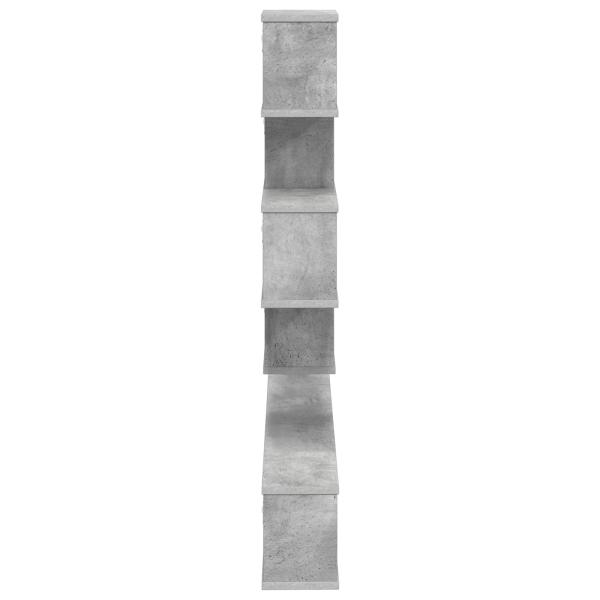 Wandmontiertes TV-Regal Betongrau 200 x 15 x 94 cm