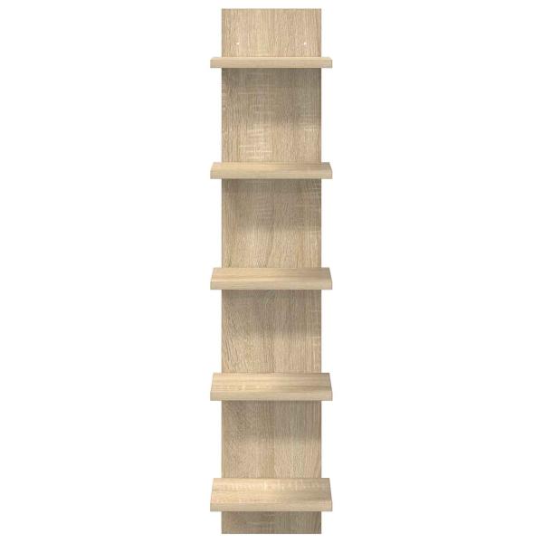 Wandregal Sonoma-Eiche 22 x 15 x 100 cm Holzwerkstoff