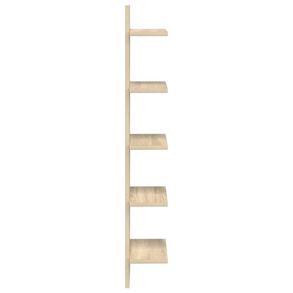 Wandregal 2 Stk. Sonoma-Eiche 22 x 15 x 100 cm Holzwerkstoff
