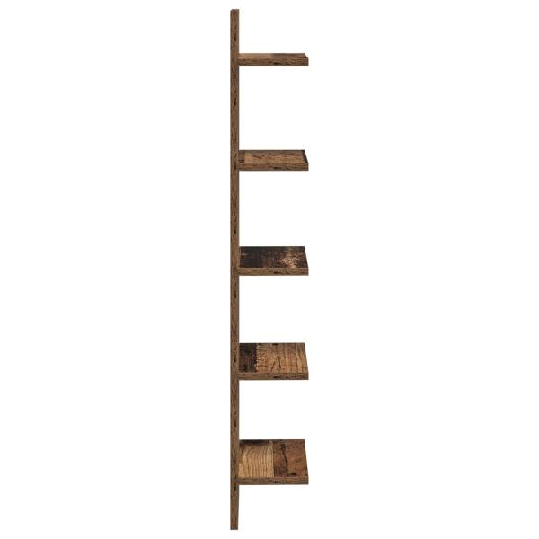 Wandregal 2 stk. Altholz 22 x 15 x 100 cm Holzwerkstoff
