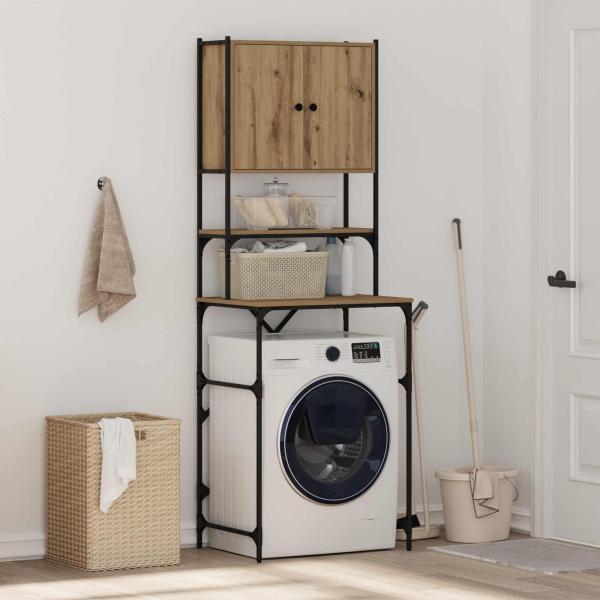 ARDEBO.de - Waschmaschinen-Schrank Artisan-Eiche 68 x 48,5 x 194 cm
